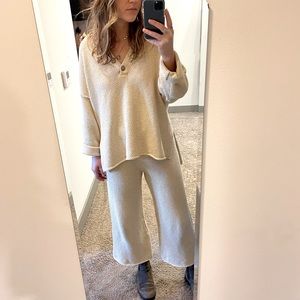 Free people Hailee knit set!